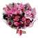 букет из роз и тюльпанов с лилией. Италия